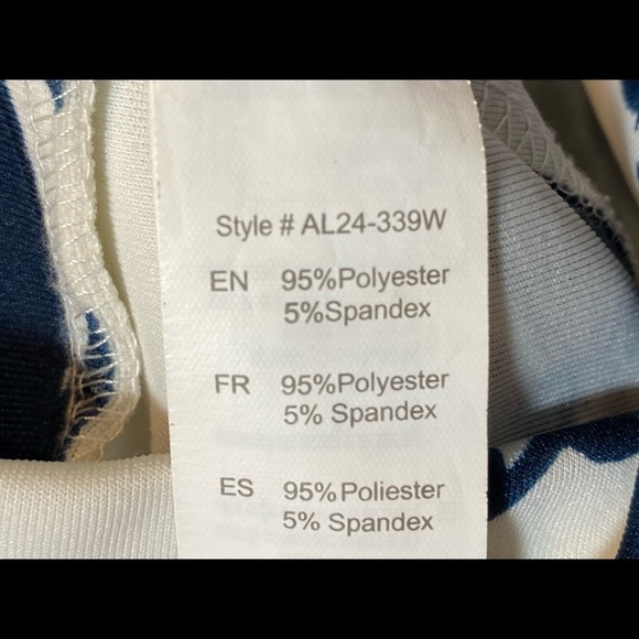 UK2LA size Small Floral Tropical Print Open Back Dress - Picture 6 of 6